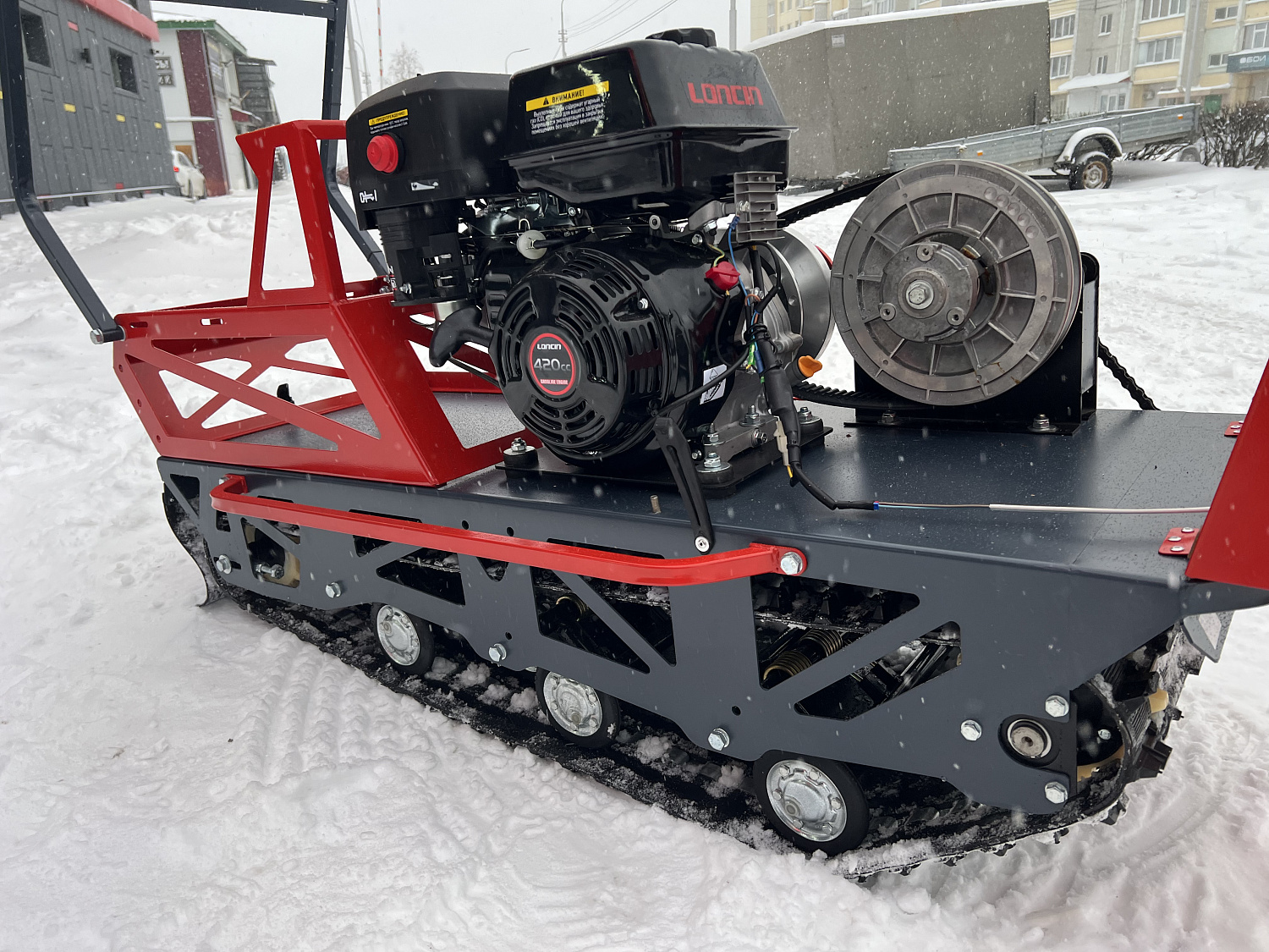 Мотобуксировщик EX-MOTO SNOWDOG S500 15л.с в Абакане