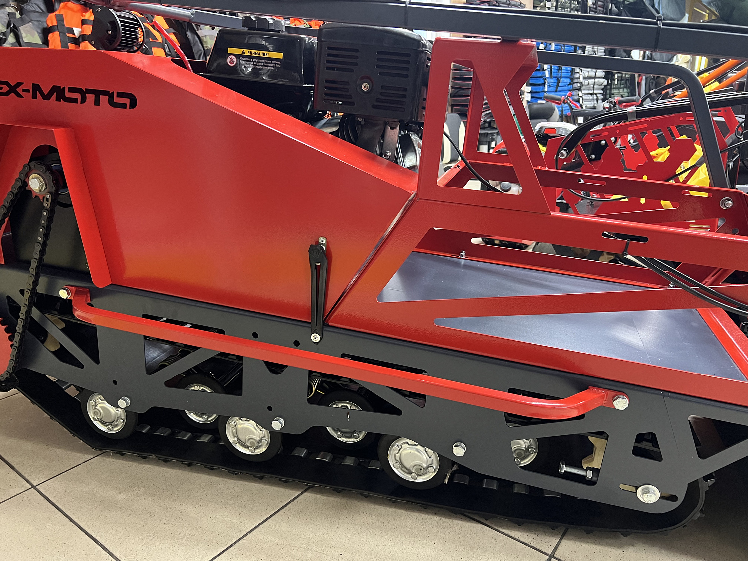 Мотобуксировщик EX-MOTO SNOWDOG S500 15л.с в Абакане