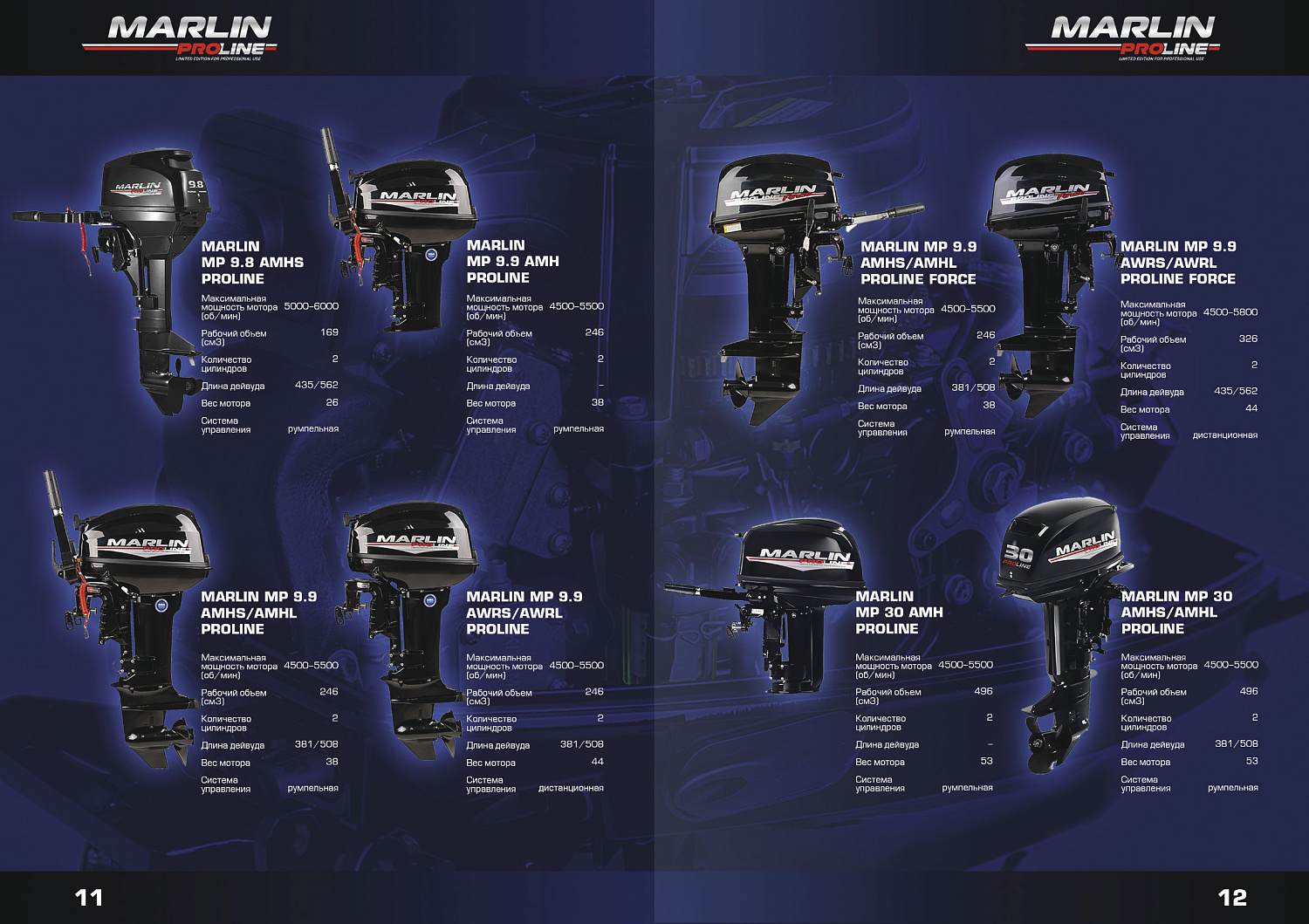 Лодочный мотор MARLIN PROLINE MP 50 AERTL в Абакане